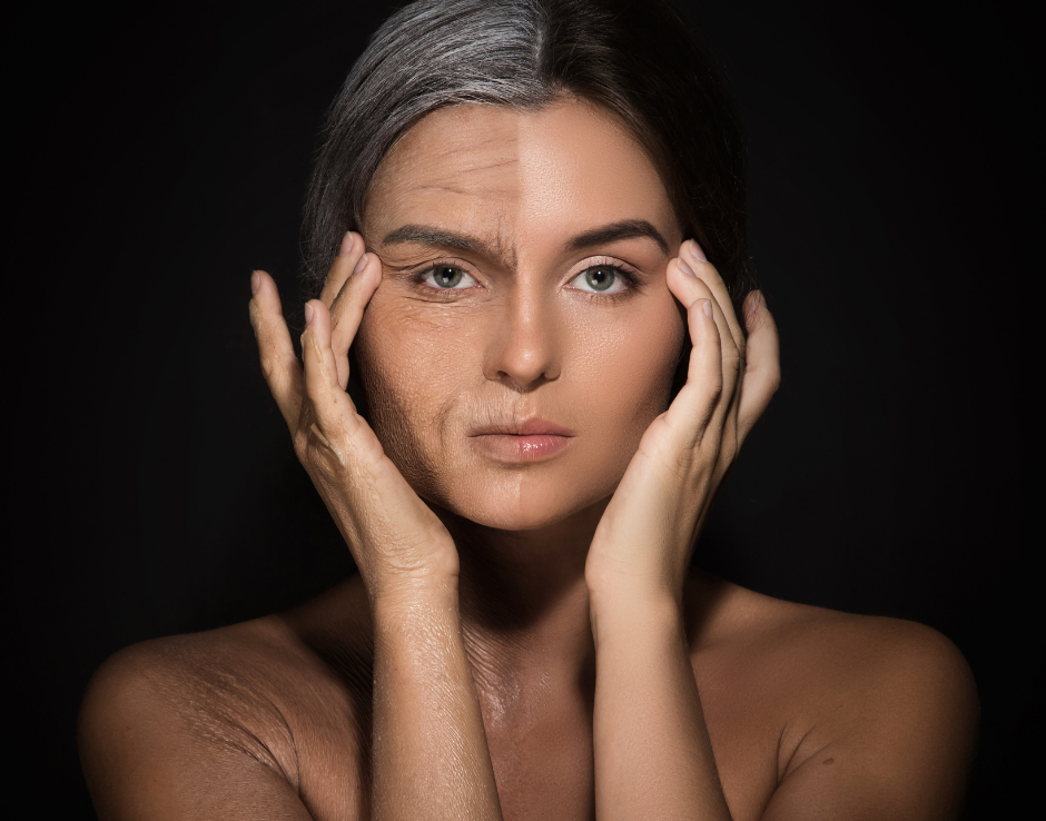 A woman transitioning through perimenopause into menopause. 