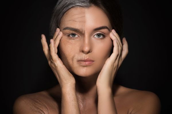 A woman transitioning through perimenopause into menopause.